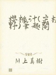 樱桃汁(宋枝江野)笔趣阁