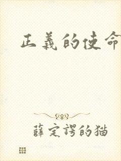 正义的使命小说
