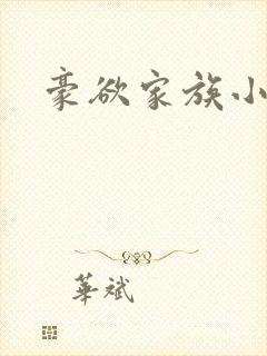 豪欲家族小说