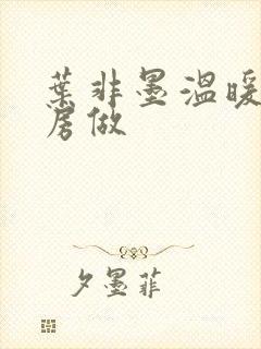 叶非墨温暖在厨房做