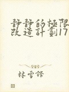 静静的极限自我改造计划17