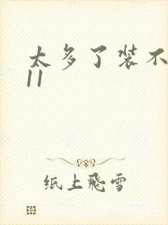 太多了装不下H11