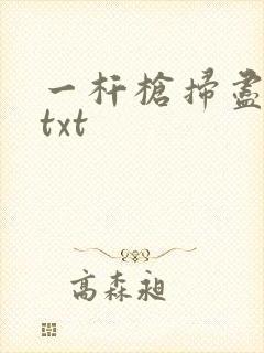 一杆枪扫尽全家txt