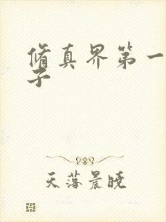 修真界第一病秧子