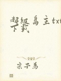 超级岛主txt下载