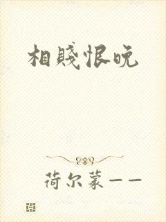 相贱恨晚