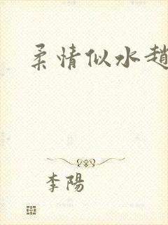 柔情似水赵雅儿