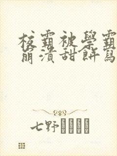 校霸被学霸玩到崩溃甜饼写手