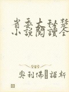 省委大秘楚东恒小说阅读全文