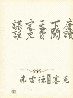 谋定天下唐诚小说免费阅读