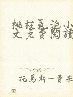 桃枝气泡小说全文免费阅读