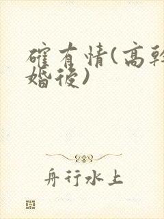 确有情(高干 婚后)