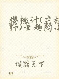 樱桃汁(宋枝江野)笔趣阁小说渡欲