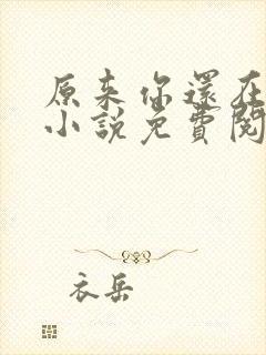 原来你还在这里小说免费阅读