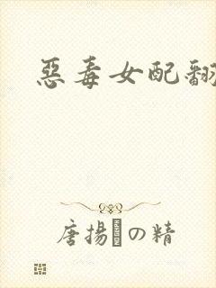 恶毒女配翻身后