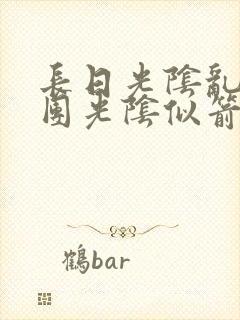 长日光阴乱作一团光阴似箭眇眇