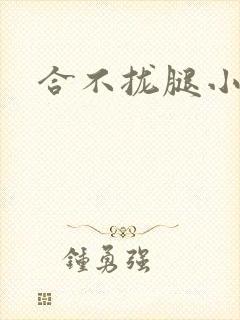 合不拢腿小说