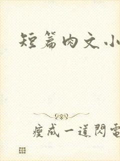 短篇肉文小说