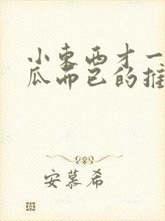 小东西才一根黄瓜而已的推荐书