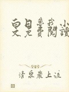 白日梦我小说全文免费阅读