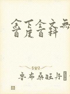 余下全文无防盗百度百科