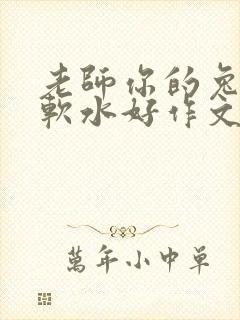 老师你的兔子好软水好作文免费阅读