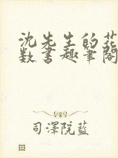 沈先生的花式调数书趣笔阁