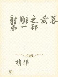 射雕之黄蓉新传第一部