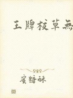 王牌校草无限爱