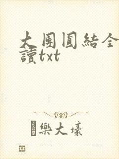 大团圆结全文阅读txt