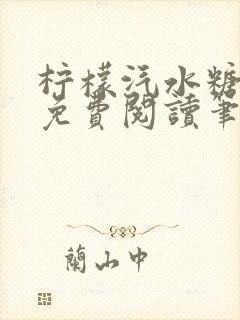 柠檬汽水糖全文免费阅读笔趣阁