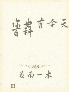 你也有今天百度百科