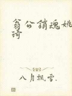 翁公销魂姚瑶琦琦