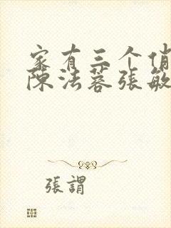 家有三个俏媳妇陈法蓉张敏