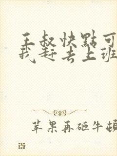 王叔快点可以吗我赶去上班