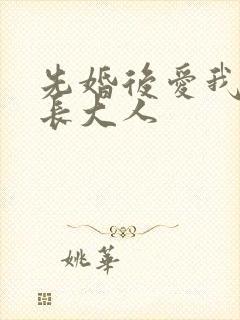 先婚后爱我的市长大人