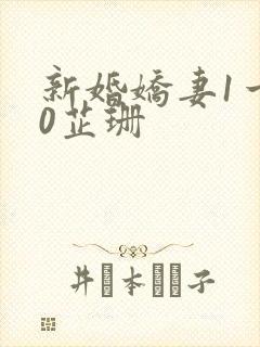 新婚娇妻1一40芷珊