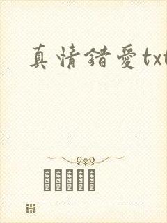 真情错爱txt