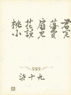 桃花扇落君不还小说免费完整版