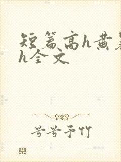 短篇高h黄暴辣h全文