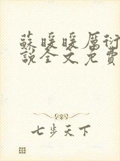 苏暖暖厉衍琛小说全文免费阅读