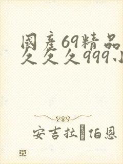 国产69精品久久久久999小说