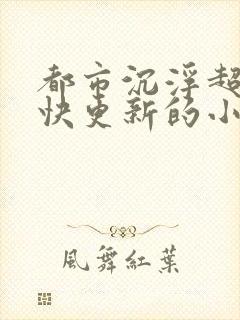 都市沉浮超前超快更新的小说