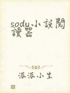 sodu小说阅读器