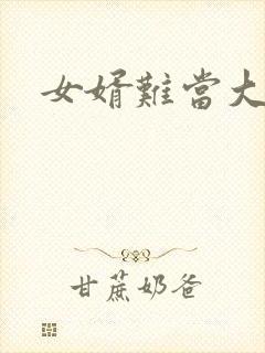 女婿难当大结局