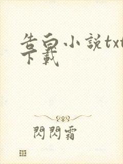 告白小说txt下载