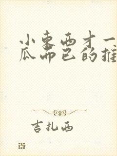 小东西才一根黄瓜而已的推荐书