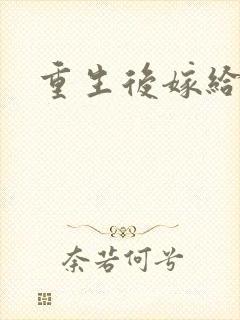 重生后嫁给三叔