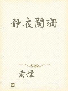静夜阑珊