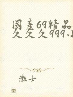 国产69精品久久久久999小说